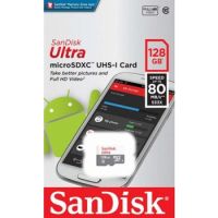  SanDisk Ultra Android microSDXC + SD Adapter 128GB 80MB/s Class 10 