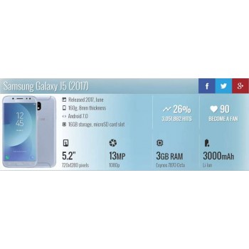  Samsung Galaxy Phone J5 (2017) 