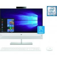  HP 24 All-in-One PC 24-r002ne Home PC (Intel® Core™ i7-7700T, 12GB Memory, 2TB Hard Disk, AMD® 2GB Graphic, 23.8-inch FHD Touch Display, WLAN + BT + Camera, Windows 10 Home, White) 