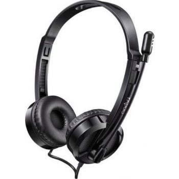  Rapoo H120 Wired USB Stereo Headset - Black 