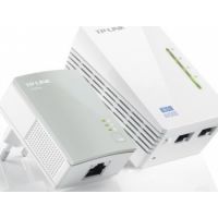  TP-Link TL-WPA4220KIT 300Mbps AV500 WiFi Powerline Extender Starter Kit 