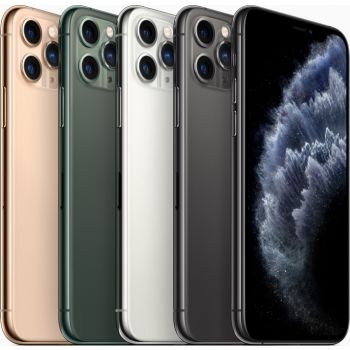  Apple iPhone 11 Pro (2019): 5.8-inch, 4GB Memory, 512GB Memory, 12MP CAM, LTE > Space Grey, Silver, Midnight Green, Gold 