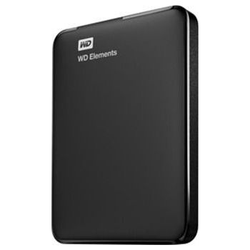 WD 2TB Elements Portable External Hard Drive USB 3.0 - Black, 