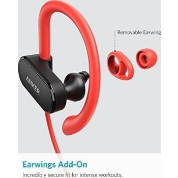  Anker SoundBuds Curve Wireless Headphones - Red 