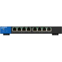  Linksys Business PoE+ Smart 8 Port Gigabit Network Switch (130W) 