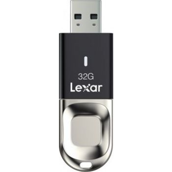  Lexar 64GB JumpDrive F35 Fingerprint USB 3.0 Flash Drive 