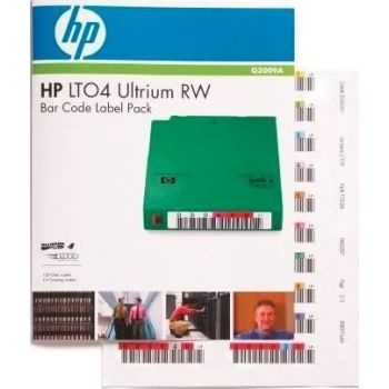  HP LTO-4 Barcode Labels - Q2009A (100 Barcode Labels/10 Cleaning Labels) 