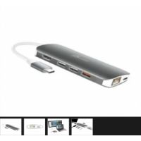  J5 USB Type-c Multi Adapter HDMI /VGA/Ethernet/USB 3.1 SD & MicroSD/PD 3.0 