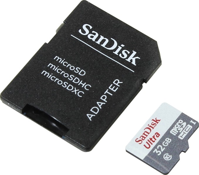 Sandisk Ultra MicroSDHC 32GB UHS-I with SD Adapter Memory Card - Class 10  Buy, Best Price in Oman, Muscat, Seeb, Salalah