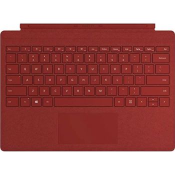  Microsoft Surface Pro Signature Type Cover, English Arabic Keyboard, Poppy Red Color 