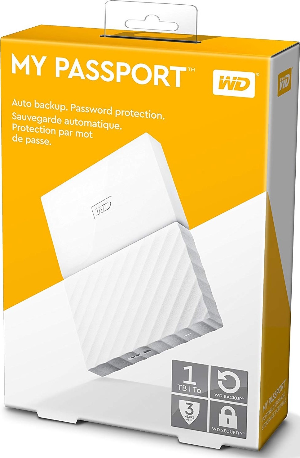 WD 1TB My Passport Portable External Hard Drive USB 3.0 (White Color)  Buy, Best Price in Oman, Muscat, Seeb, Salalah