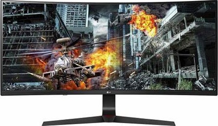 LG 34 Class 21:9 UltraWide Full HD IPS Curved LED Gaming Monitor with  G-SYNC 