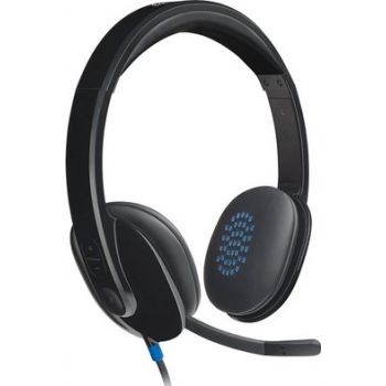  Logitech H540 Headset USB Laser-tuned Speakers with On-ear Controls 