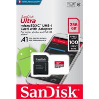  SanDisk Ultra 256GB 100MB/S 677X microSDXC MicroSD UHS-I  
