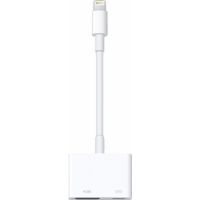  Apple Lightning to Digital AV Adapter, White (HDMI+USB C) 
