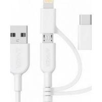  Anker Powerline II 3 In 1 Charging Cable -White 