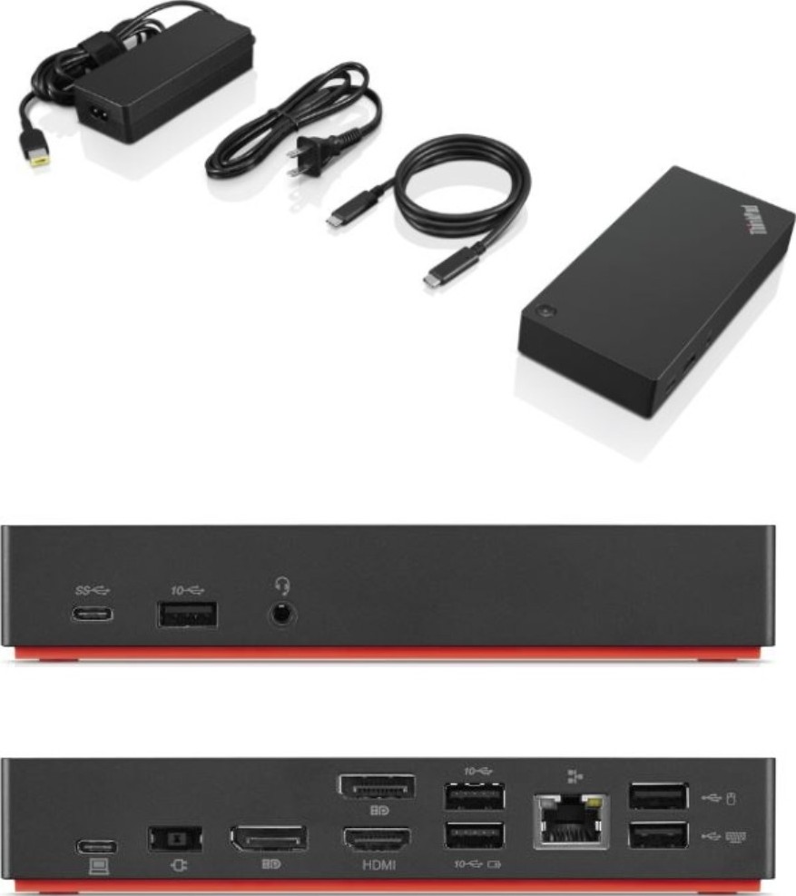 thumbnail image 2 of Lenovo ThinkPad 40AS USB-C Dock Gen 2 – Used, Fully Functional – No Accessories 2 of 2