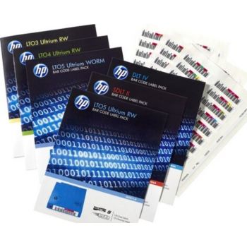  HP Ultrium LTO-6 LTO6 RW Tape Barcode Label Pack (100 Data Labels + 10 Cleaning Labels) 