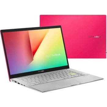  ASUS VIVOBOOK S433FL-EB231T Home Laptop (Intel Core i7-10510U 1.80 GHz, 16 GB RAM, 1TB SSD, 2GB Nvidia MX250 Graphics, 14" FHD Screen, Wireless, Bluetooth, Camera, Windows 10 Home, Eng-Arb-Keyboard, Red Color) 