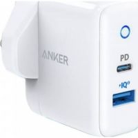  Anker 33W PowerPort PD +2 Port Wall Charger- White 