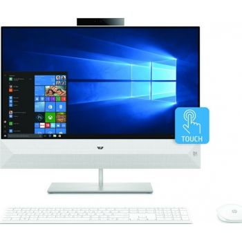  HP Pavilion All-in-One - 24-xa0009ne Touch Home PC (Intel® Core™ i7-9700T Processor, 16GB Memory, 1TB Hard Drive + 128GB SSD, 4GB Nvidia Graphic, 23.8-inch FHD Touch Display, WLAN + Bluetooth + Camera, Windows 10 Home, White) 