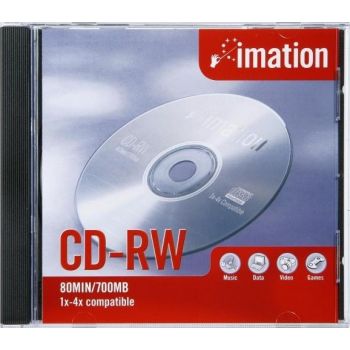  CDRW IMATION 10PCS WITH CASE 700MB 