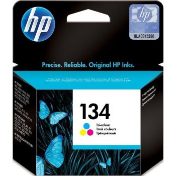  HP 134 Tri-color Original Ink Cartridge (560 Pages) 