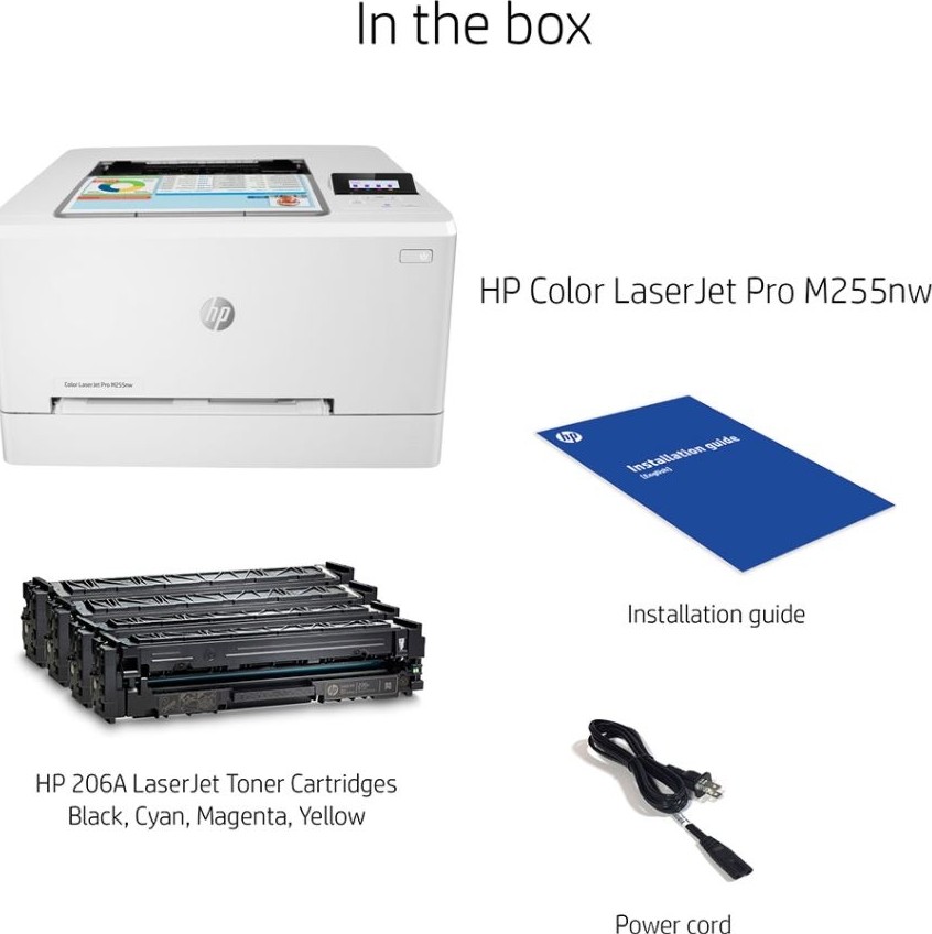 At lyve efter det Forbyde HP Color LaserJet Pro M255nw A4 Colour Laser Printer Buy, Best Price in  Oman, Muscat, Seeb, Salalah