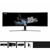  Samsung 49" Curved Monitor with metal Quantum Dot technology 