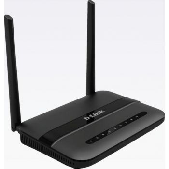  D-Link Wireless N 300 ADSL2+ 4-Port Router DSL-124 