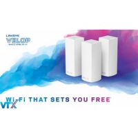  Linksys Velop Intelligent Mesh WiFi System, 3-Pack White (AC3900) 