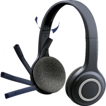  Logitech H600 WIRELESS HEADSET For computers via USB receiver 