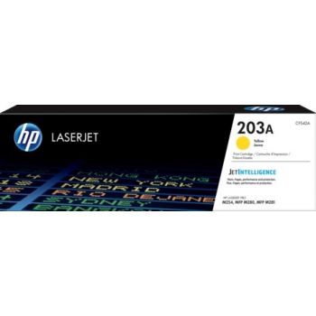  Genuine HP 203A Yellow Toner Cartridge (1,300 Pages) 