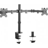  Brateck Lumi Double Joint Steel Monitor Arm -Black 