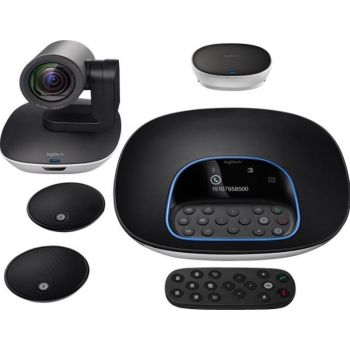  Logitech Conference Cam GROUP + Expansion Mics - for Mid to Large Sized meeting rooms 