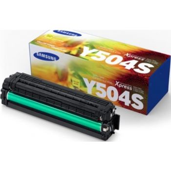  Genuine Samsung CLT-Y504S Yellow Toner Cartridge (1,800 Pages) 