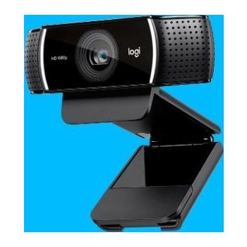  Logitech C922 Serious streaming webcam with hyper-fast HD 720p at 60fps 