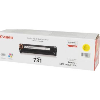  Genuine Canon Yellow 731Y Toner Cartridge (1,500 Pages) 