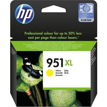  HP No.951XL Yellow  Original Ink Cartridge (1,500 Pages) 
