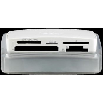  Lexar 25-in-1 USB 3.0 Multi-Card Reader (Glossy White) 