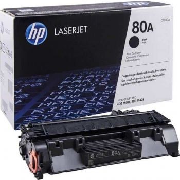  HP 80A Black Original LaserJet Toner Cartridge (2,700 pages) 