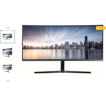  Samsung 34" 890 Series Business WQHD Curved Monitor 