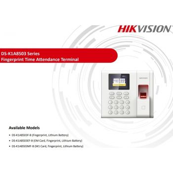  HikVision Time and attendance (Fingerprint, Lithium) 