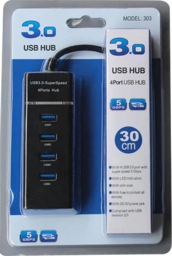 USB HUB 4 Ports - 3.0 - 30 CM Buy, Best Price in Oman, Muscat, Seeb, Salalah