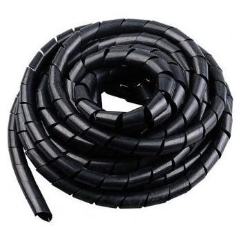 Cable Spiral Wrapping Black - 25 Mtrs Roll-(Cable Zip) 