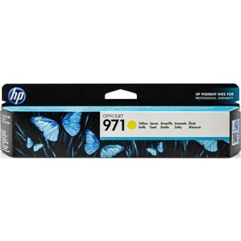  HP No.971 Yellow Ink Cartridge (2,500 Pages) 