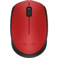  Logitech M171 portable Wireless Mouse - Red 