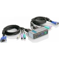  D-Link KVM-121 2-Port PS/2 KVM Switch with Audio Support 