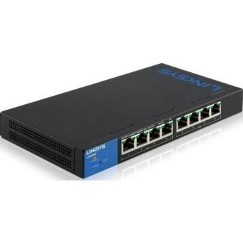  Linksys LGS308P 8-Port Business Smart Gigabit PoE+ Switch 