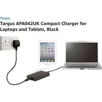  Targus AC Compact Charger Laptop/Tab 